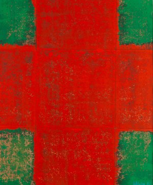 Józef Hałas (1927 Nowy Sącz - 2015 Wrocław), Composition based on a cross, 1982