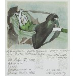 Piotr Potworowski (1898 Warszawa - 1962 Warszawa), Na sofie II, 1956