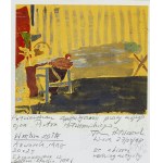 Piotr Potworowski (1898 Warszawa - 1962 Warszawa), Wnętrze żółte, 1995