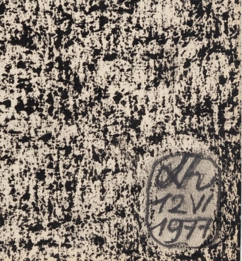 Adam Hoffmann (1918 Kraków - 2001 Kraków), Bez tytułu, 1977