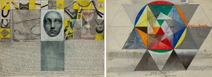 Zbigniew Makowski (1930 Warszawa - 2019 Warszawa), Bez tytułu [praca dwustronna], 1982