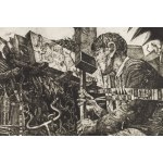 Wojciech Fangor (1922 Warszawa - 2015 Warszawa), Projekt rzeźb stojących - zestaw 2 prac