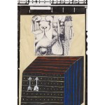 Andrzej Strumiłło (1927 Wilno - 2020 Suwałki), Lubię dworce kolejowe, ilustracja do książki