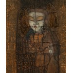 Jerzy Kujawski (1921 Ostrów Wielkopolski - 1998 Paryż), Projekt scenograficzny do sztuki August Striendberga Droga do Damaszku - Akt II - Nad brzegiem morza, 1949
