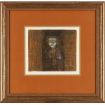 Jerzy Kujawski (1921 Ostrów Wielkopolski - 1998 Paryż), Projekt scenograficzny do sztuki August Striendberga Droga do Damaszku - Akt II - Nad brzegiem morza, 1949