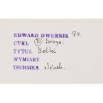 Edward Dwurnik (1943 Radzymin - 2018 Warszawa), Belki z cyklu Droga, 1970