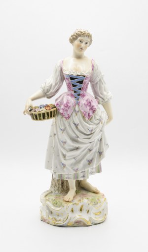 MIESNIA - Královská porcelánová manufaktura, Zahradník s košíkem květin