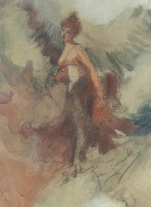Franciszek Żmurko (1859 Lwów - 1910 Warszawa), Kobieta ze skrzydłami