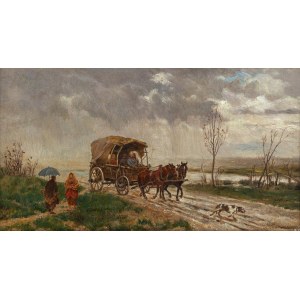Antoni Kozakiewicz (1841 Cracovia - 1929), Sulla strada