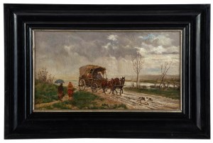 Antoni Kozakiewicz (1841 Kraków - 1929 tamże), Na drodze
