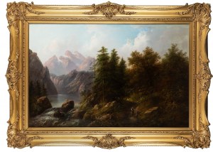 Eduard Boehm (1830-1890), Lake in the mountains