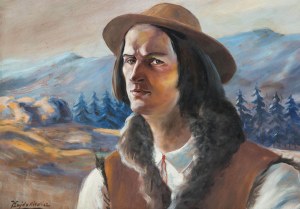 Mateusz Ludwik Hajdukiewicz (1886 Kraków- 1946 Olesnica), Portrait of a young highlander