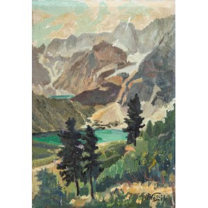 Franciszek Wójcik (1903 Wojciechowo - 1984 Zakopane), Veduta di Morskie Oko
