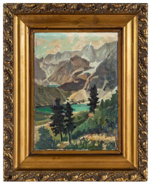 Franciszek Wójcik (1903 Wojciechowo - 1984 Zakopane), Widok na Morskie Oko