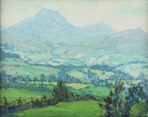 Ludwik de Laveaux (1891 Fryštak - 1969 London), Mountain Landscape