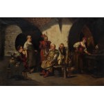 Jan Moniuszko (1853 Wilno - 1908 Warszawa), Scena w karczmie, 1897 r.