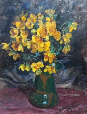 Jan Kazimierz Dzieliński (1894-1955), Kwiaty w wazonie