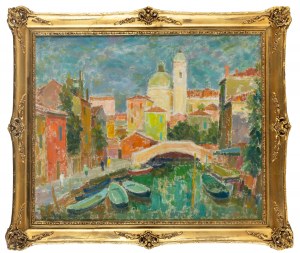 Eugeniusz Arct (1899 Odessa - 1974 Warszawa), Pejzaż - Wenecja, ok. 1960 r.