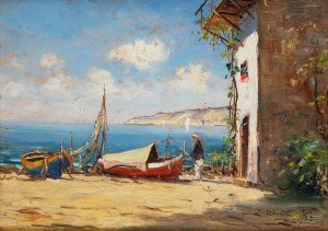 Eugeniusz Dzierzencki (1905 Warszawa - 1990 Sopot), Na Capri