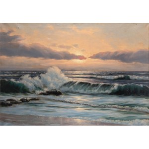 Richard Lorenz (1858 Voigtstedt - 1915 Milwaukee), Seascape