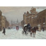 Ignacy Zygmuntowicz (1875 Warszawa-1947 Łódź), Widok na kościół Św. Anny w Warszawie