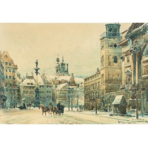 Władysław Chmieliński (1911 Warszawa - 1979 tamże), Plac Zamkowy w Warszawie