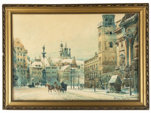 Władysław Chmieliński (1911 Warszawa - 1979 tamże), Plac Zamkowy w Warszawie