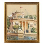 Tadeusz Cieślewski (1870 Varšava - 1956 tamtiež), Palác na vode v kráľovskom parku Łazienki