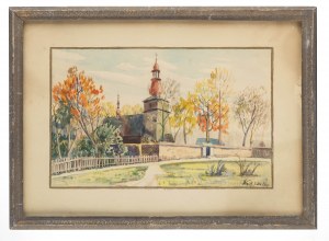 Franciszek Wójcik (1903 Wojciechowo - 1984 Zakopane), Kościół św. Marii Magdaleny w Rabce, 1956 r.