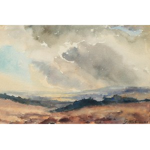 Georg Wichmann (1876 Lwówek Śląski - 1944 Szklarska Poręba), Mgła nad kotliną