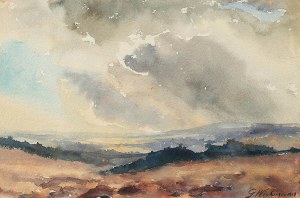 Georg Wichmann (1876 Lwówek Śląski - 1944 Szklarska Poręba), Mgła nad kotliną