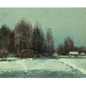 Wiktor Korecki (1890 Kamieniec Podolski - 1980 Milanówek), Winter Landscape