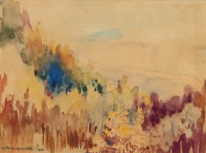 Stefan Brzozowski (1911-1978), Pejzaż jesienny, 1940 r.