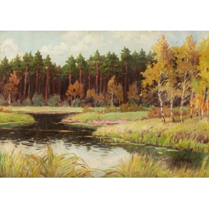 Ludwik Werner (1900-1961), Staw w lesie