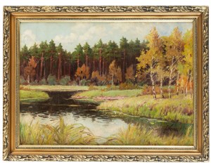 Ludwik Werner (1900-1961), Staw w lesie