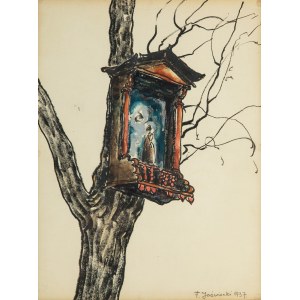 Franciszek Adam Jaźwiecki (1900 - 1946), Kapliczka na drzewie, 1937 r.
