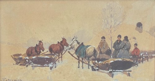 Adam Setkowicz (1875 Kraków - 1945 tamże), Zima