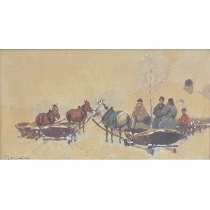 Adam Setkowicz (1875 Kraków - 1945 tamże), Zima