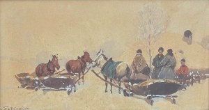Adam Setkowicz (1875 Kraków - 1945 tamże), Zima