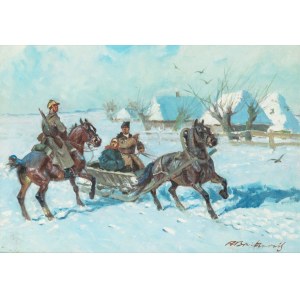 Roman Antoni Breitenwald (1911 Piotrków Trybunalski - 1985 Miechów), Spotkanie z ułanem