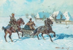 Roman Antoni Breitenwald (1911 Piotrków Trybunalski - 1985 Miechów), Spotkanie z ułanem