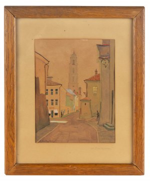Adam Międzybłocki (1883 Gryszkańce koło Sejn - 1956 Gdańsk), Uliczka w Wilnie