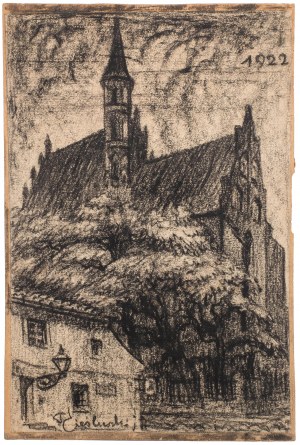 Tadeusz (syn) Cieślewski (1895-1944), Kościół gotycki w Chełmnie, 1922 r.