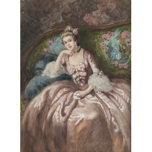 Jozef Wodzinski (1859 Korytnica - 1918), Portrait of a lady