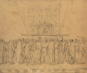 Daniel Mikołaj Chodowiecki (1726 Gdańsk - 1801 Berlin), Przedstawiciele wielu narodów, XVIII w.