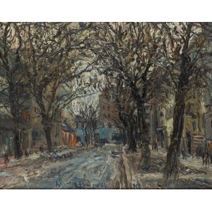 Włodzimierz Zakrzewski (1916 Petrohrad - 1992 Varšava), ulice Narbutta ve Varšavě, 1965.