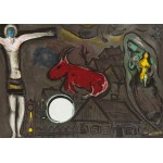 Marc Chagall (1887 Łoźno k. Witebska-1985 Saint-Paul de Vence), Mistyczne ukrzyżowanie z albumu 