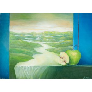 Stanislaw Maria Wedecki (1951-2008), Landscape with apples