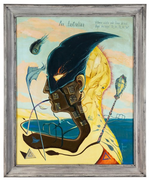 Andrzej Lipniewski (1945 Białystok - 2019 Gdańsk), Pan Australian, 1987 r.