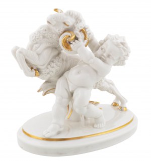 Putto s beranem, Hutschenreuther, kolem roku 1935.